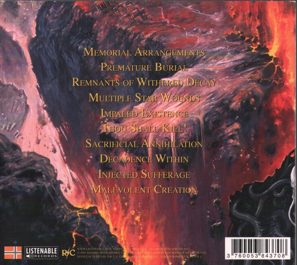 Malevolent Creation - Ten Commandments - Cd