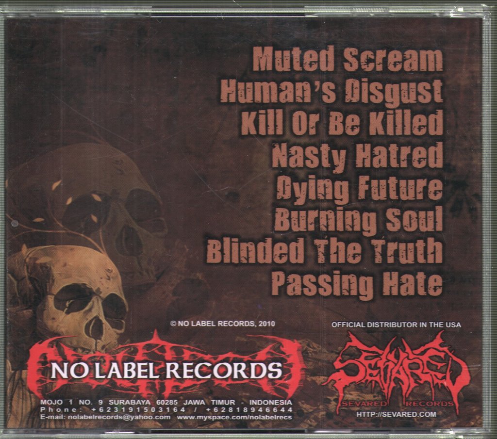 Fear Inside - Human's Disgust - Cd
