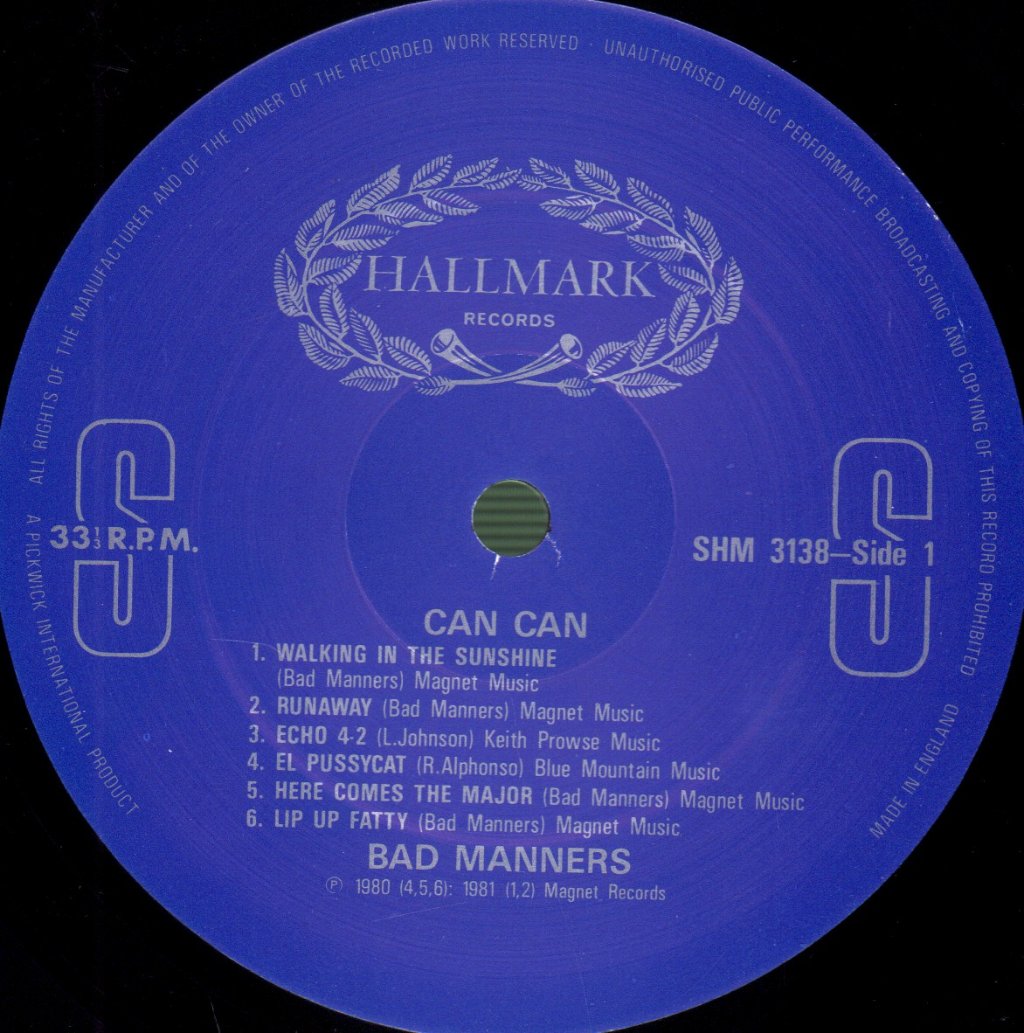 Bad Manners - Can Can - Lp