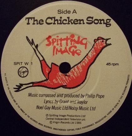 Spitting Image - Chicken Song - 7 Inch