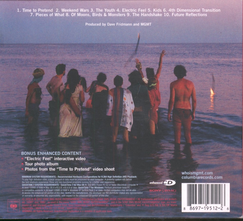 MGMT - Oracular Spectacular - Cd