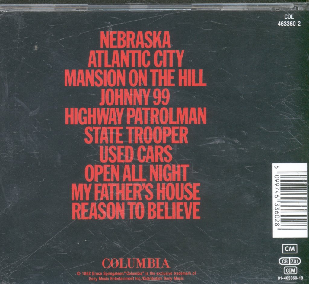 Bruce Springsteen - Nebraska - Cd
