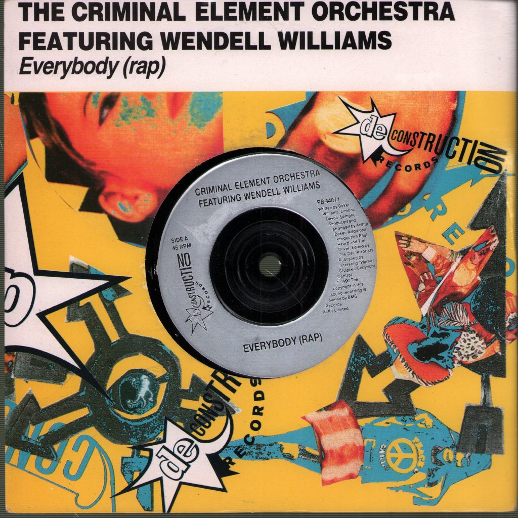 Criminal Element Orchestra - Everybody (Rap) - 7 Inch