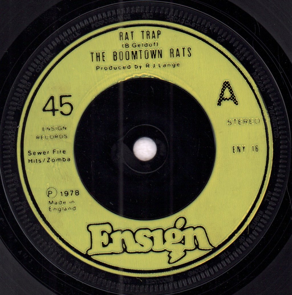 Boomtown Rats - Rat Trap - 7 Inch