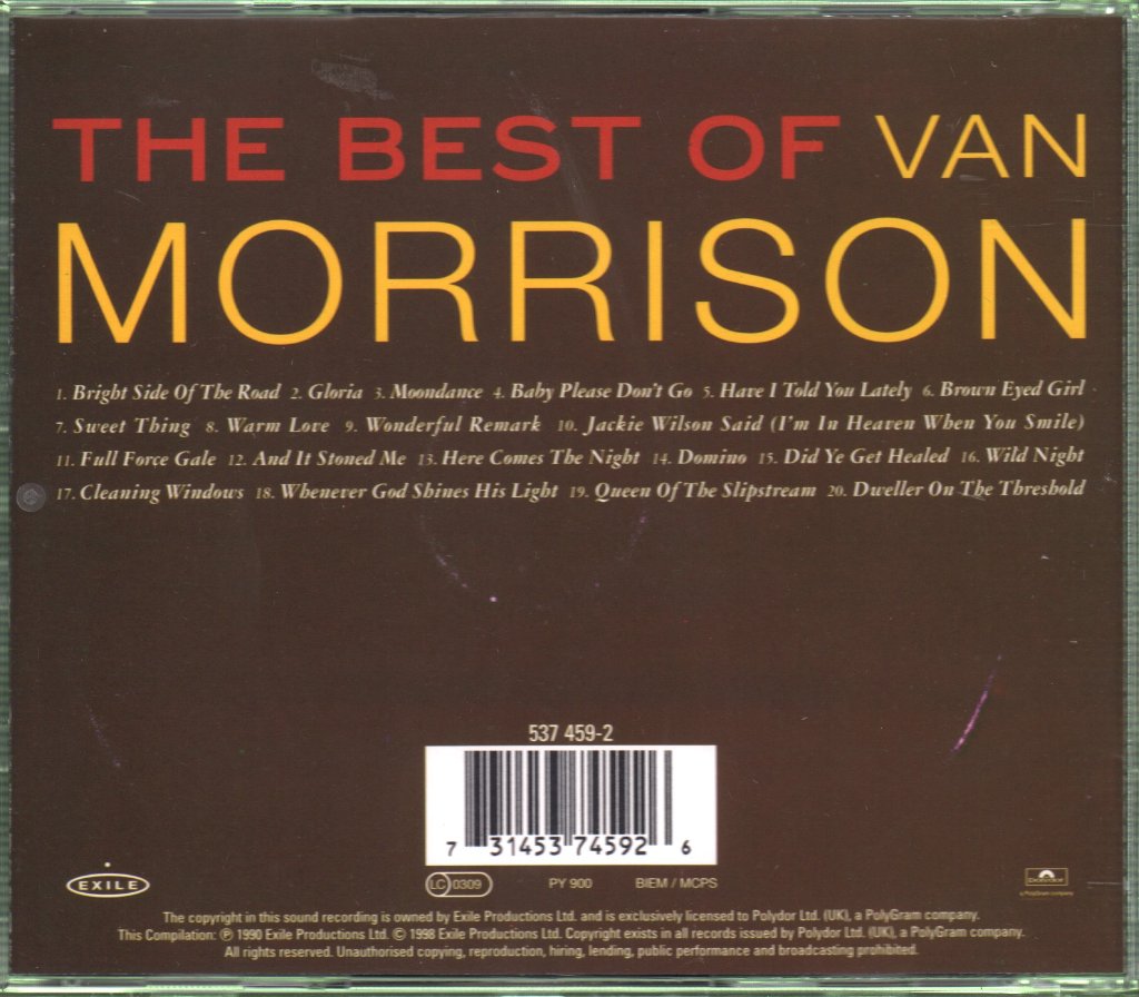 Van Morrison - Best Of Van Morrison - Cd