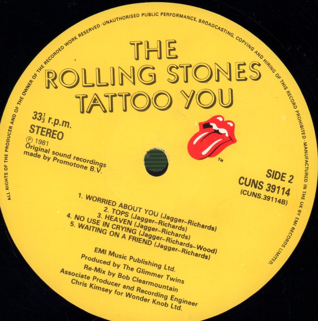 Rolling Stones - Tattoo You - Lp