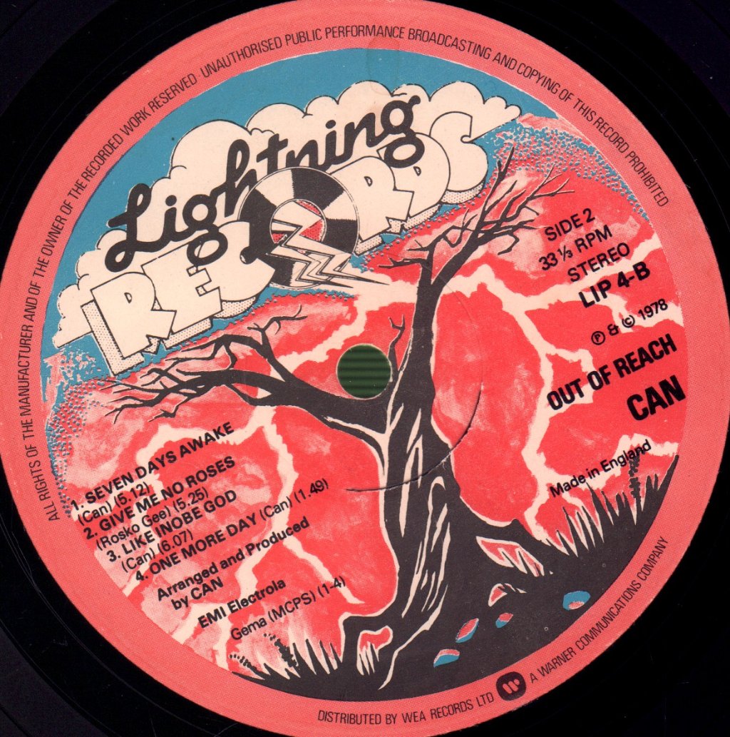 Can - Out Of Reach - Lp