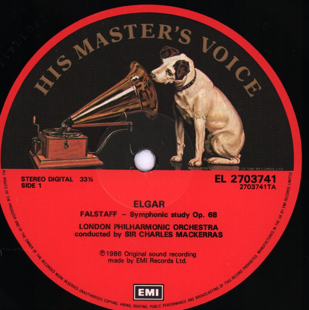 Sir Charles Mackerras / London Philharmonic Orchestra - Elgar - Enigma Variations / Flagstaff - Symphonic Study, Op. 68 - Lp