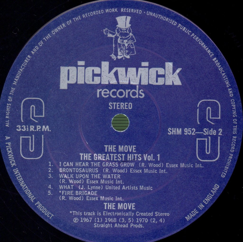 Move - Greatest Hits Vol 1 - Lp