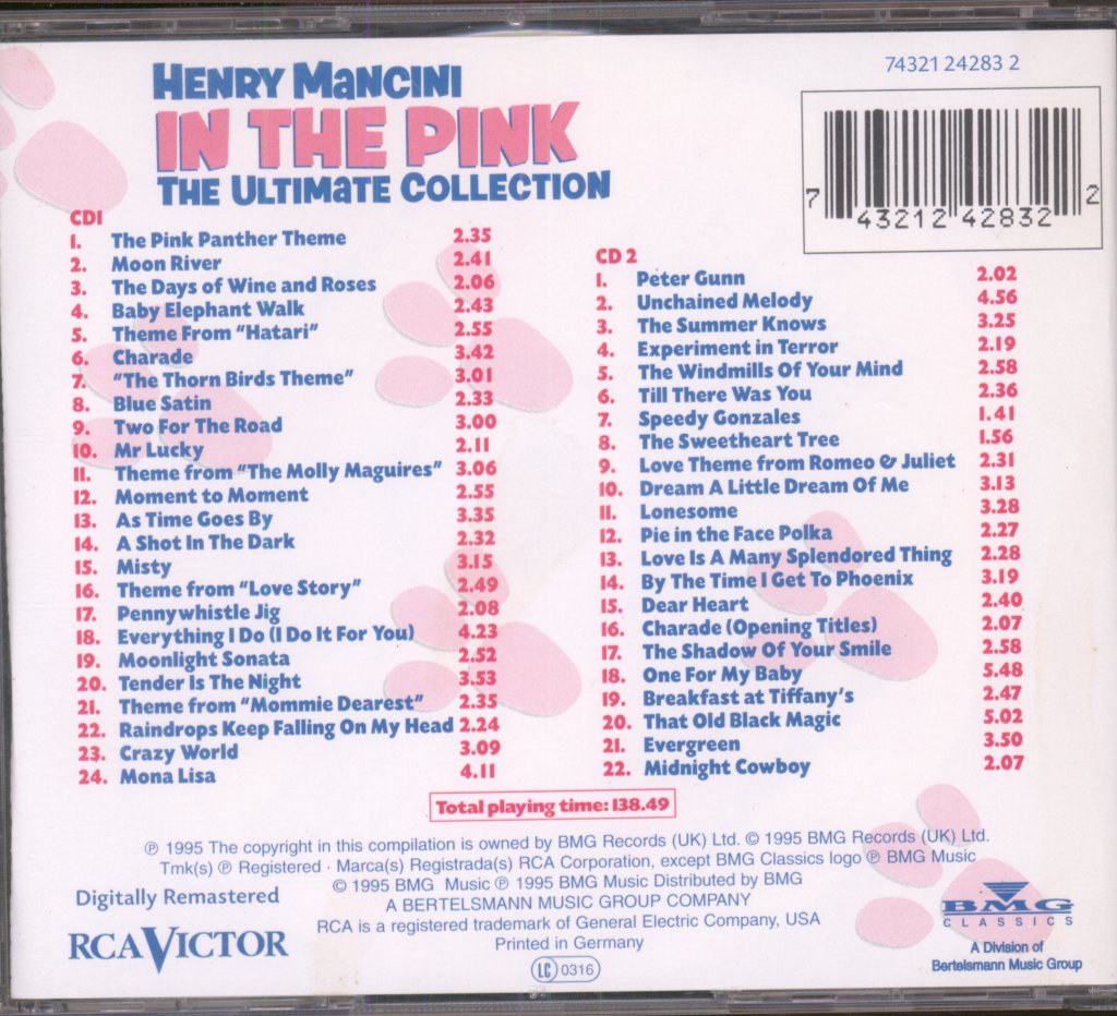 Henry Mancini - Ultimate Collection - Double Cd