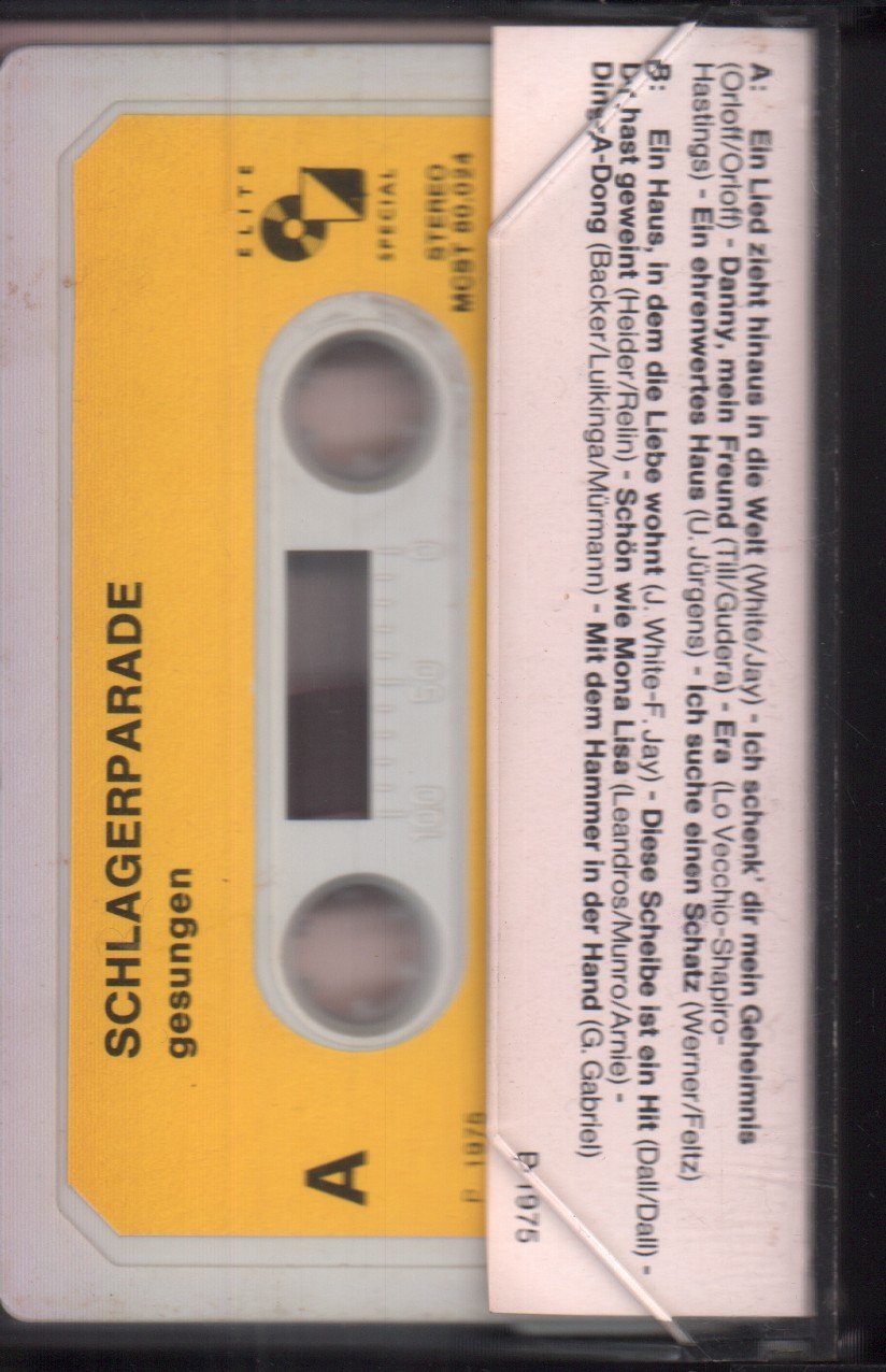 Various Artists - schlager parade gesungen - Cassette