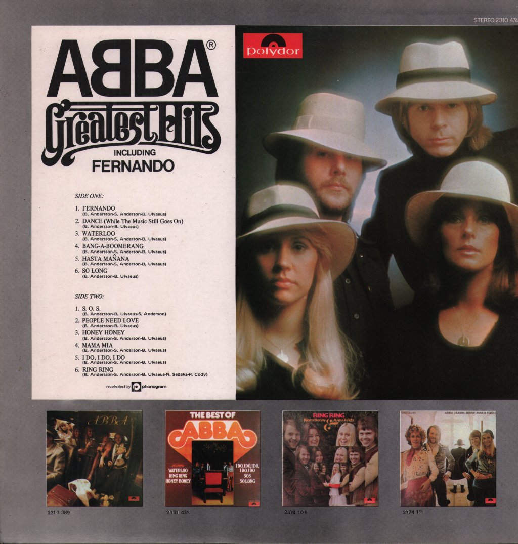 ABBA - Greatest Hits Including Fernando - Lp