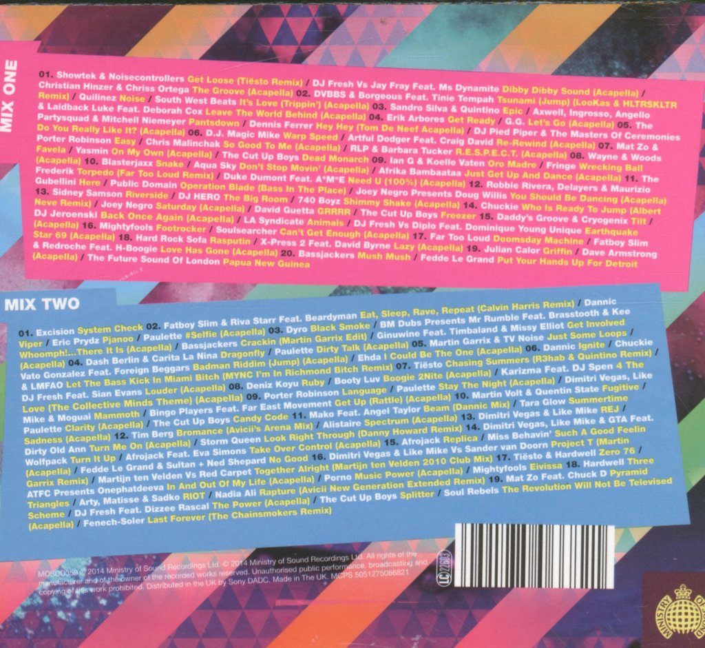 Cut Up Boys - Mash Up Mix EDM - Double Cd