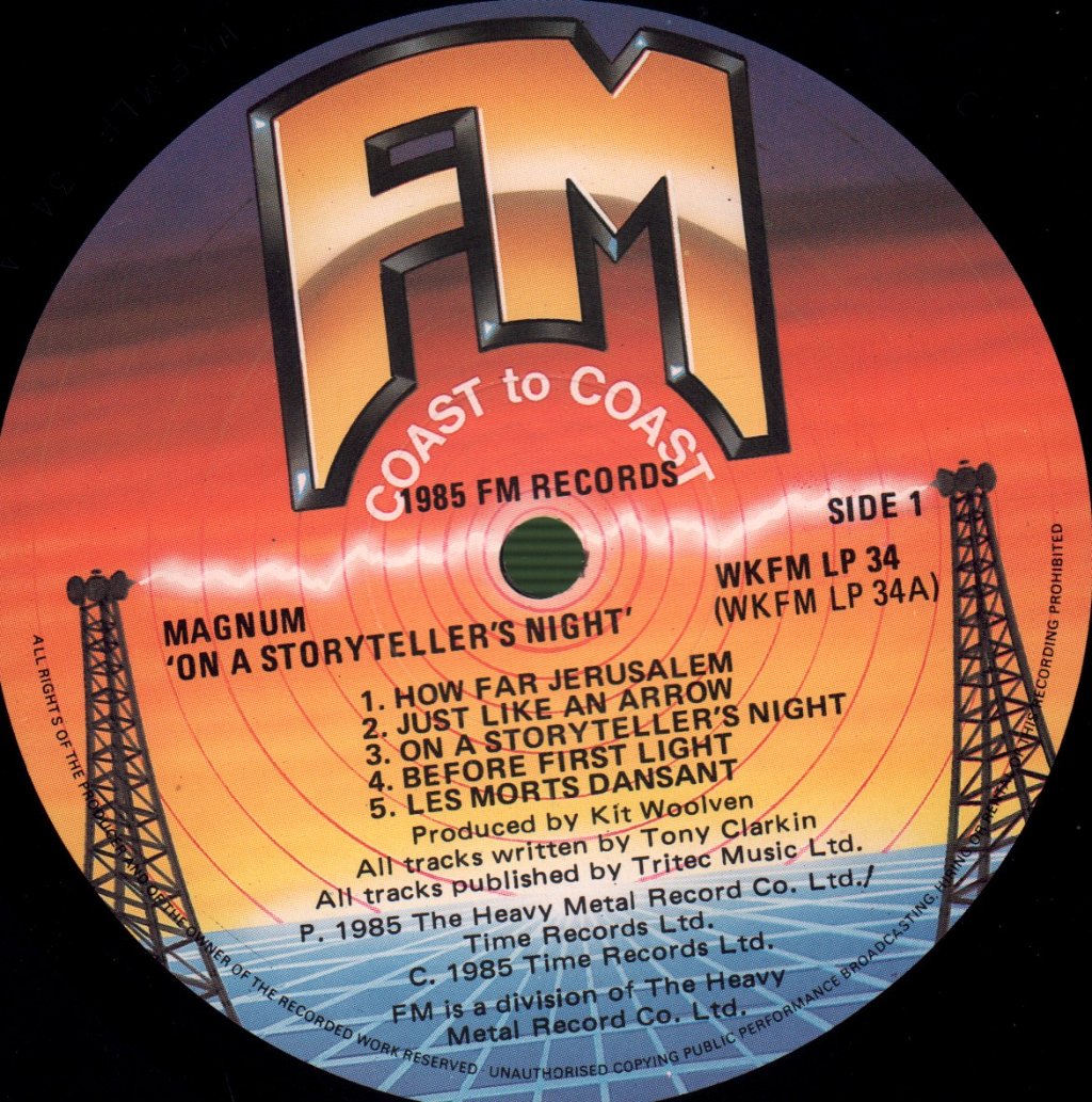 Magnum - On A Storyteller's Night - Lp