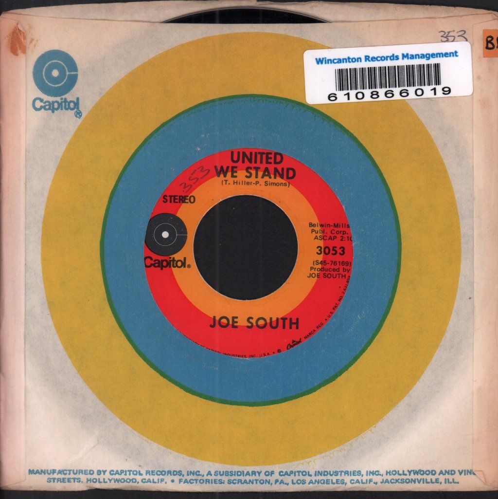 Joe South - So The Seeds Are Growing - 7 Inch