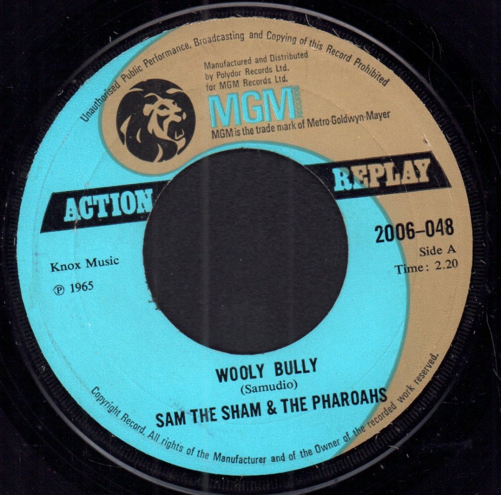 Sam The Sham And The Pharaohs - Wooly Bully - 7 Inch