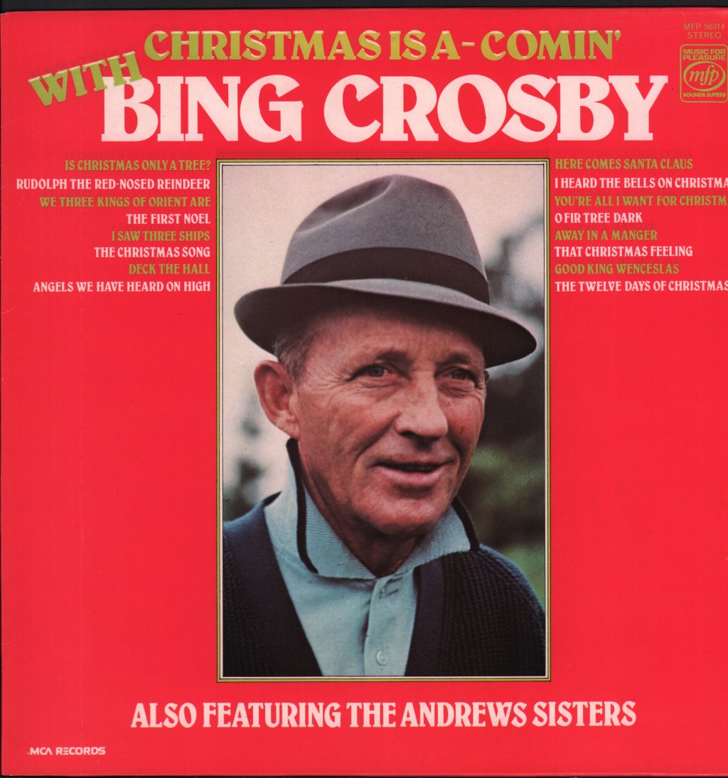 Bing Crosby - Christmas Is A Comin' With - Lp