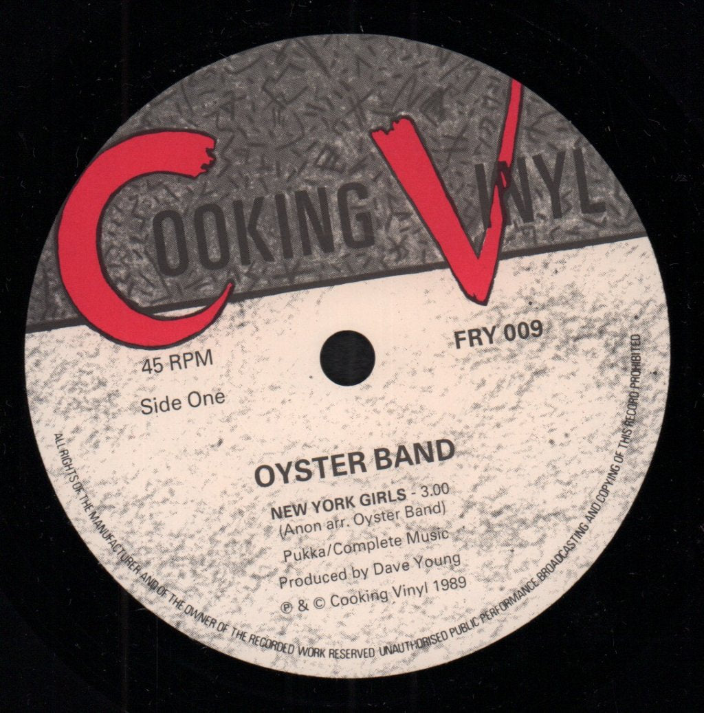 Oyster Band - New York Girls - 7 Inch