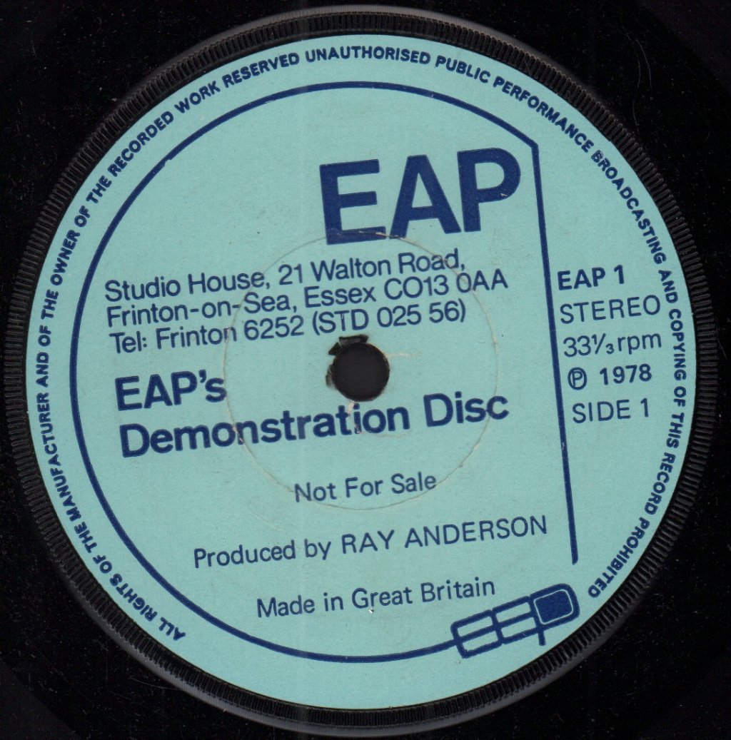 Various Artists - EAP's Demonstration Disc - 7 Inch