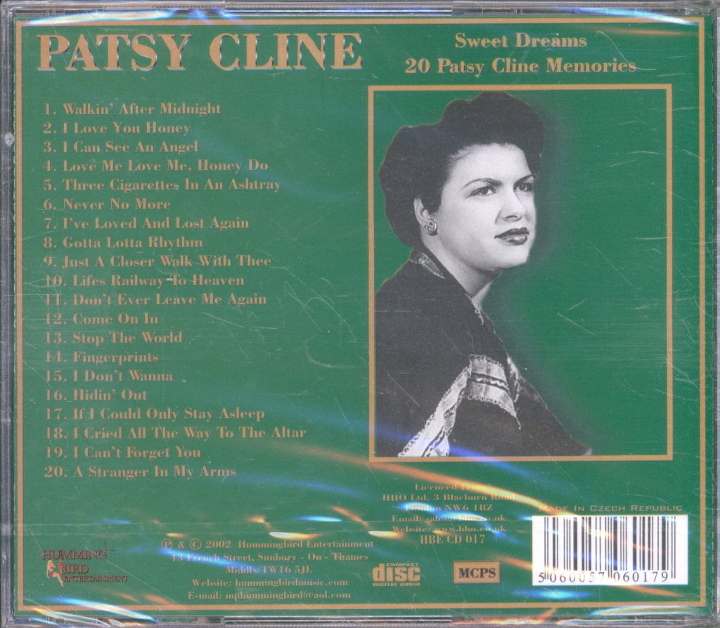 Patsy Cline - Sweet Dreams - Cd