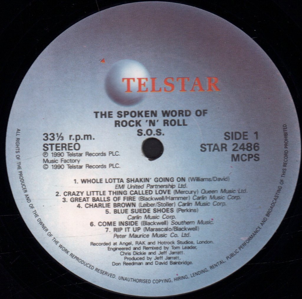 Various Artists - Spoken Word Of Rock N Roll - Lp