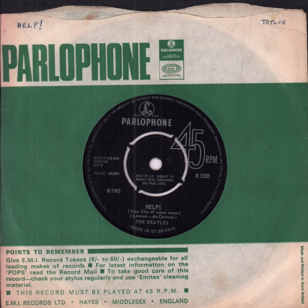 Beatles - Help - 7 Inch