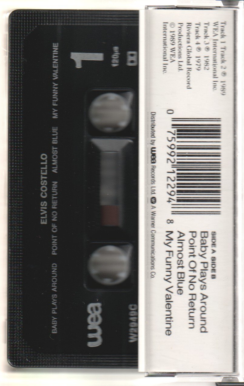 Elvis Costello - Baby Plays Around - Cassette