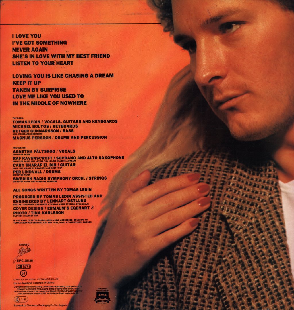 Tomas Ledin - Human Touch - Lp