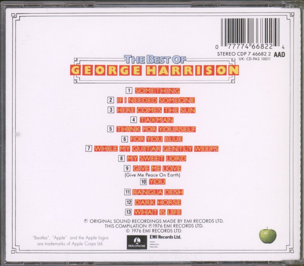 George Harrison - Best Of George Harrison - Cd
