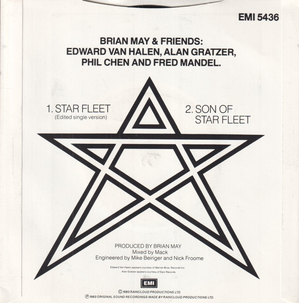 Brian May And Friends - Star Fleet - 7 Inch