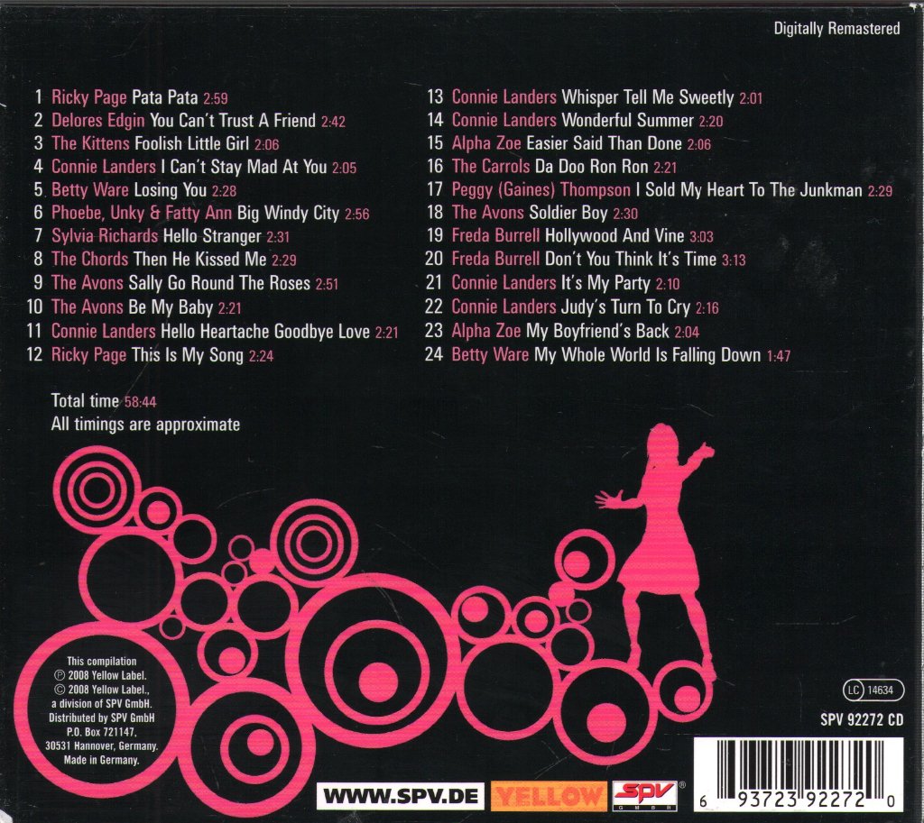 Various Artists - Girls Girls Girls: 1960s Rock 'N Roll - Cd