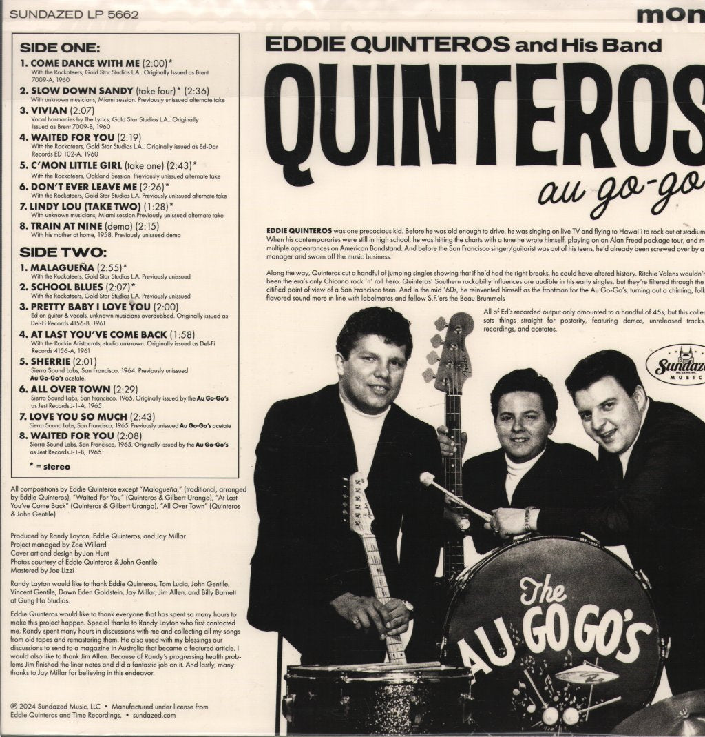 Eddie Quinteros and His Band - Quinteros Au-Go-Go! - Lp
