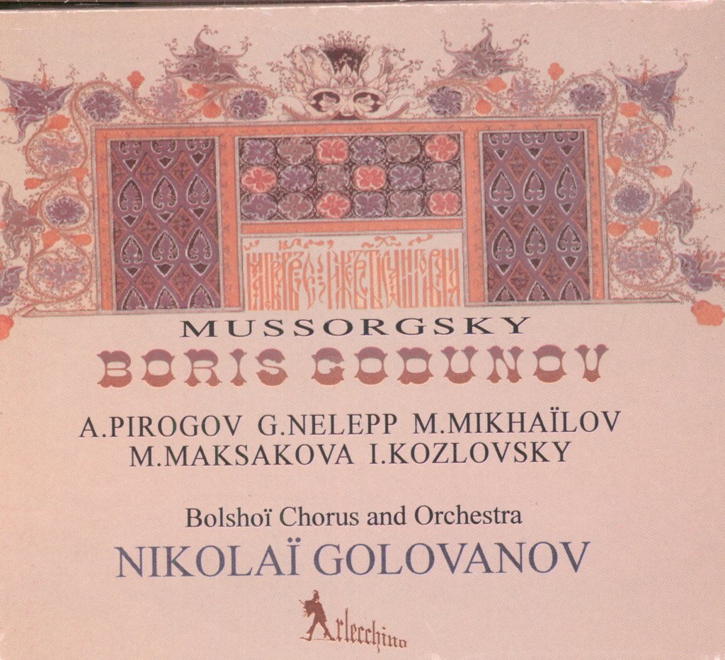 Bolshoi Chorus And Orchestra, Nikolai Golovanov - Mussorgsky - Boris Godunov - Cd Set