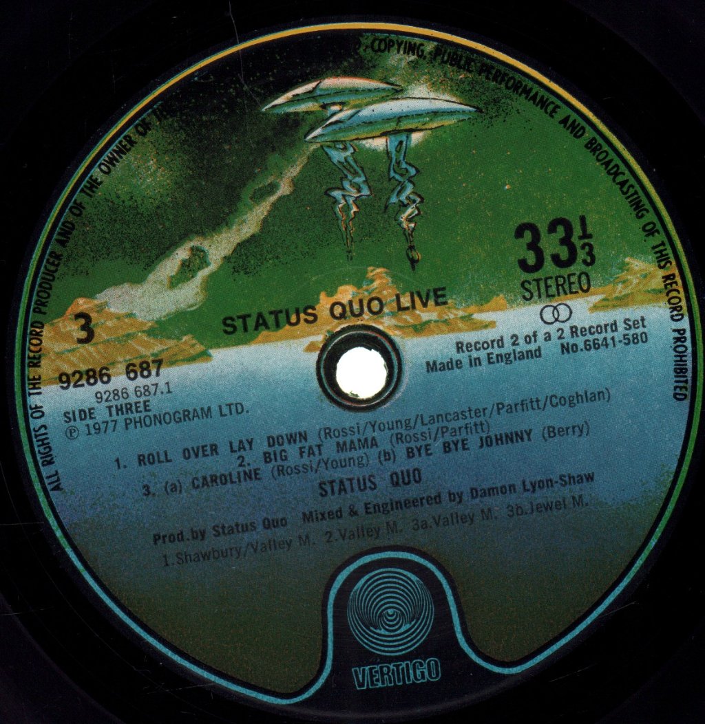 Status Quo - Live - Double Lp