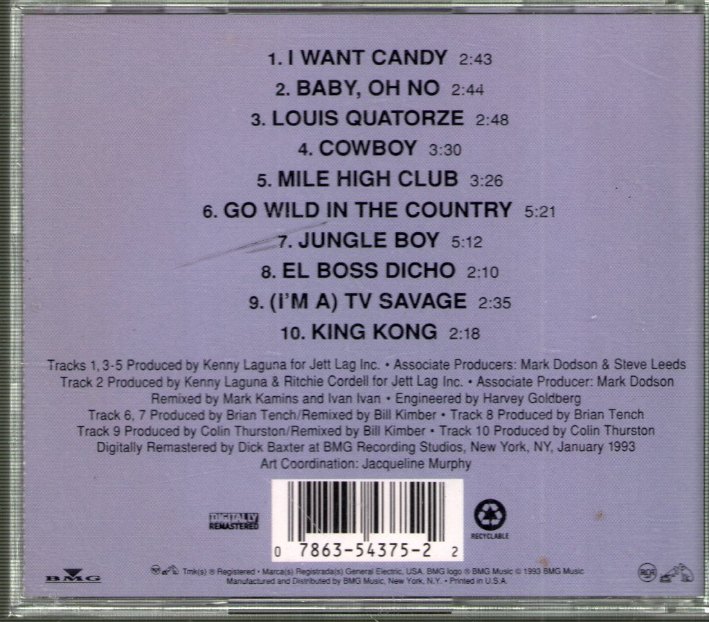 Bow Wow Wow - I Want Candy - Cd
