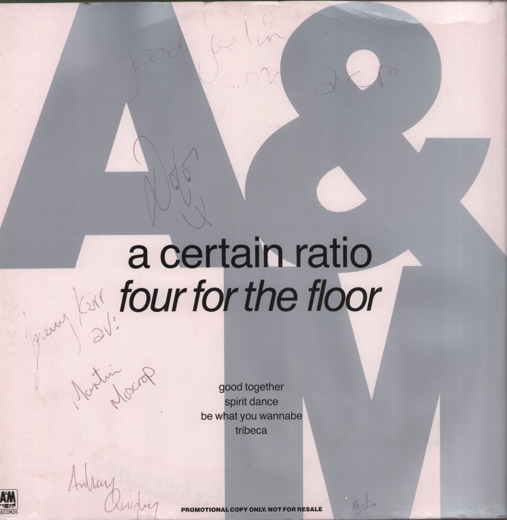 A Certain Ratio - Four For The Floor - 12 Inch
