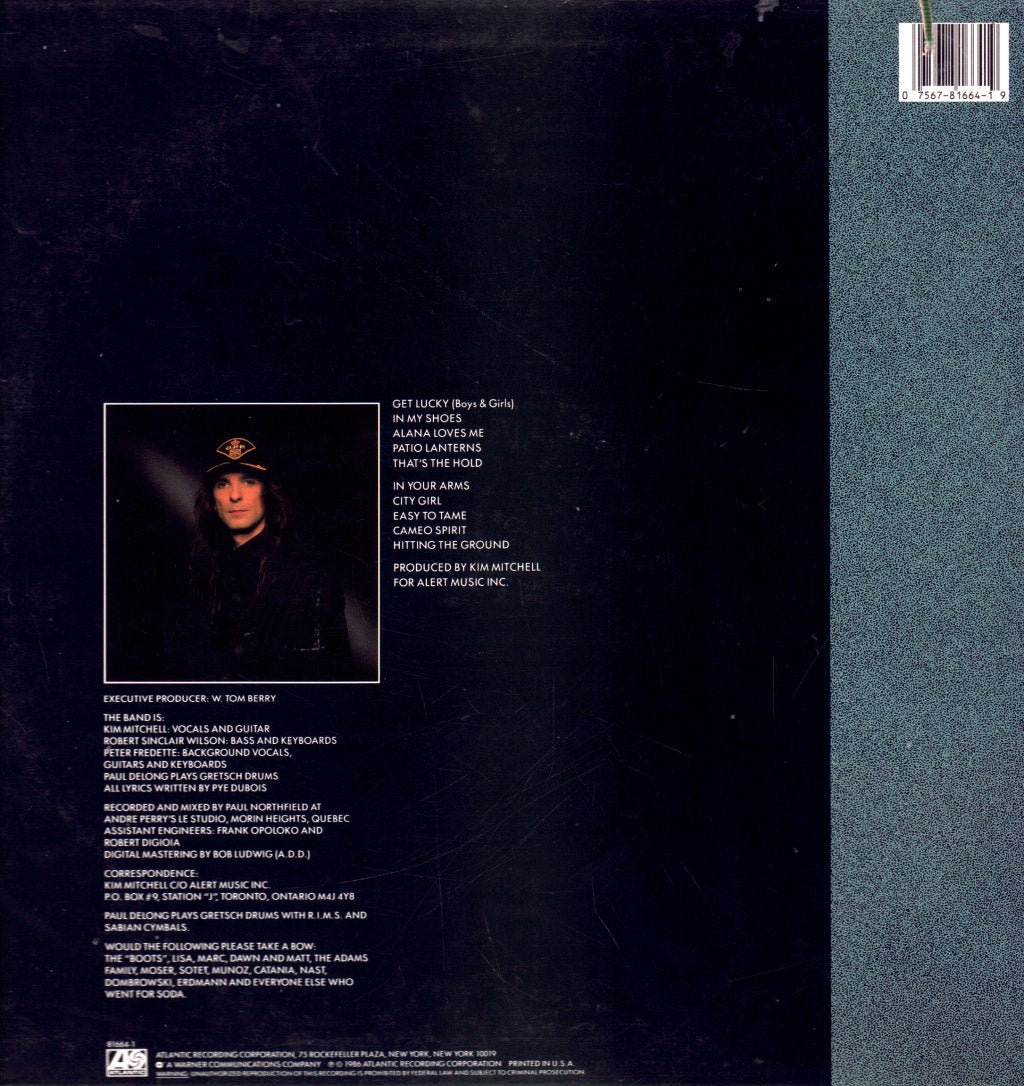 Kim Mitchell - Shakin' Like A Human Being - Lp