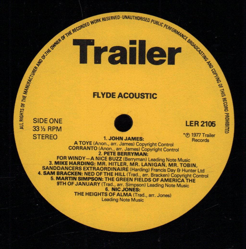 Various Artists - Fylde Acoustic - Lp