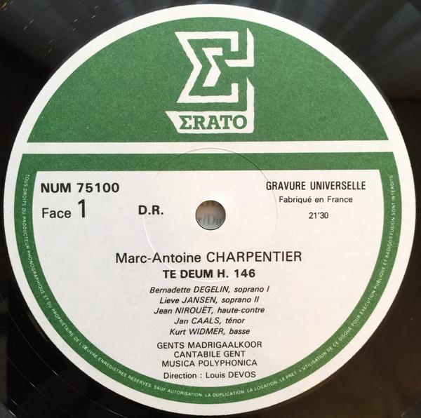 Marc-Antoine Charpentier - Te Deum / Laudate Dominum / Magnificat - Lp
