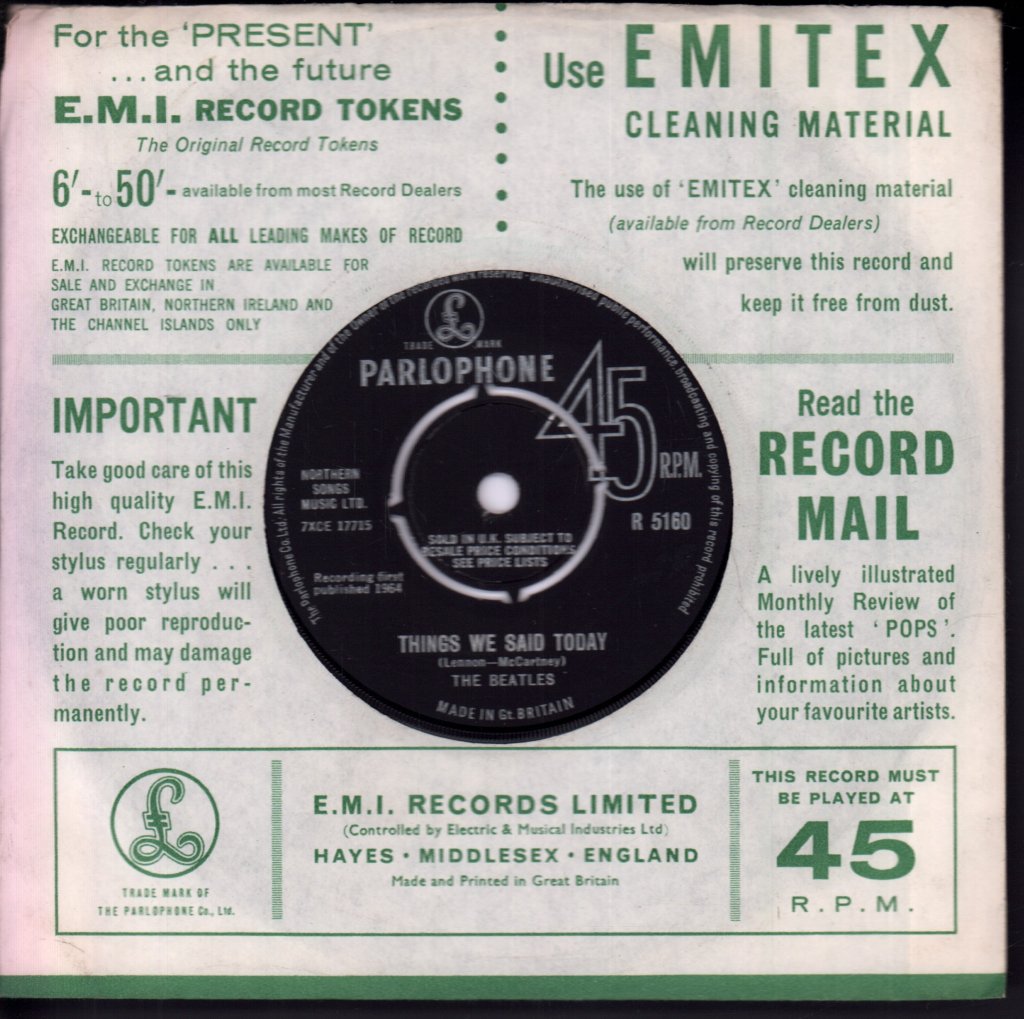 Beatles - A Hard Day's Night - 7 Inch