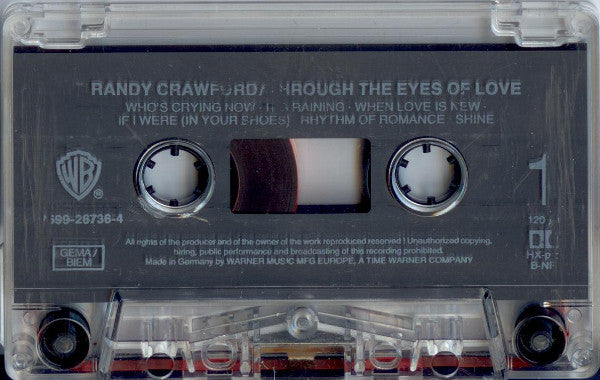 Randy Crawford - Through The Eyes Of Love - Cassette