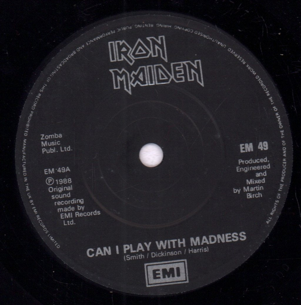 Iron Maiden - Can I Play With Madness - 7 Inch