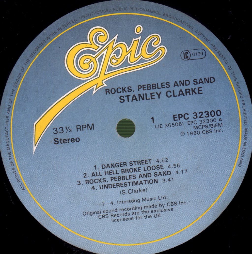 Stanley Clarke - Rocks, Pebbles And Sand - Lp