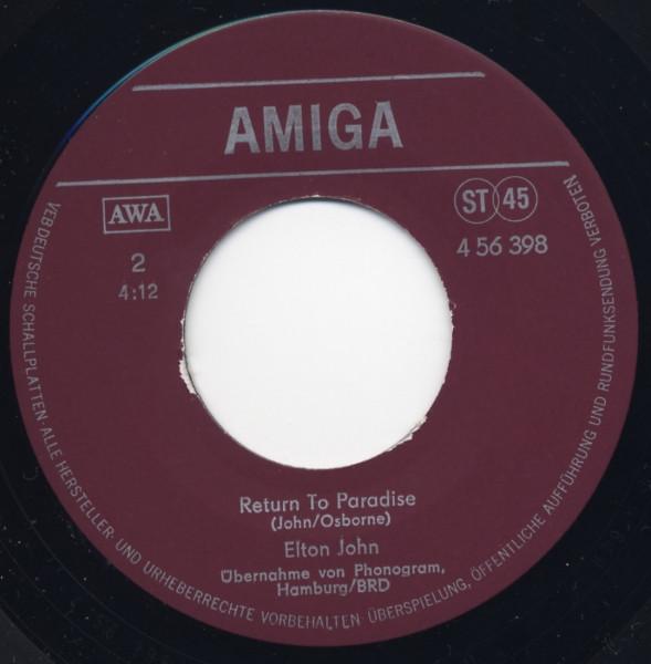 Elton John - Song For Guy / Return To Paradise - 7 Inch