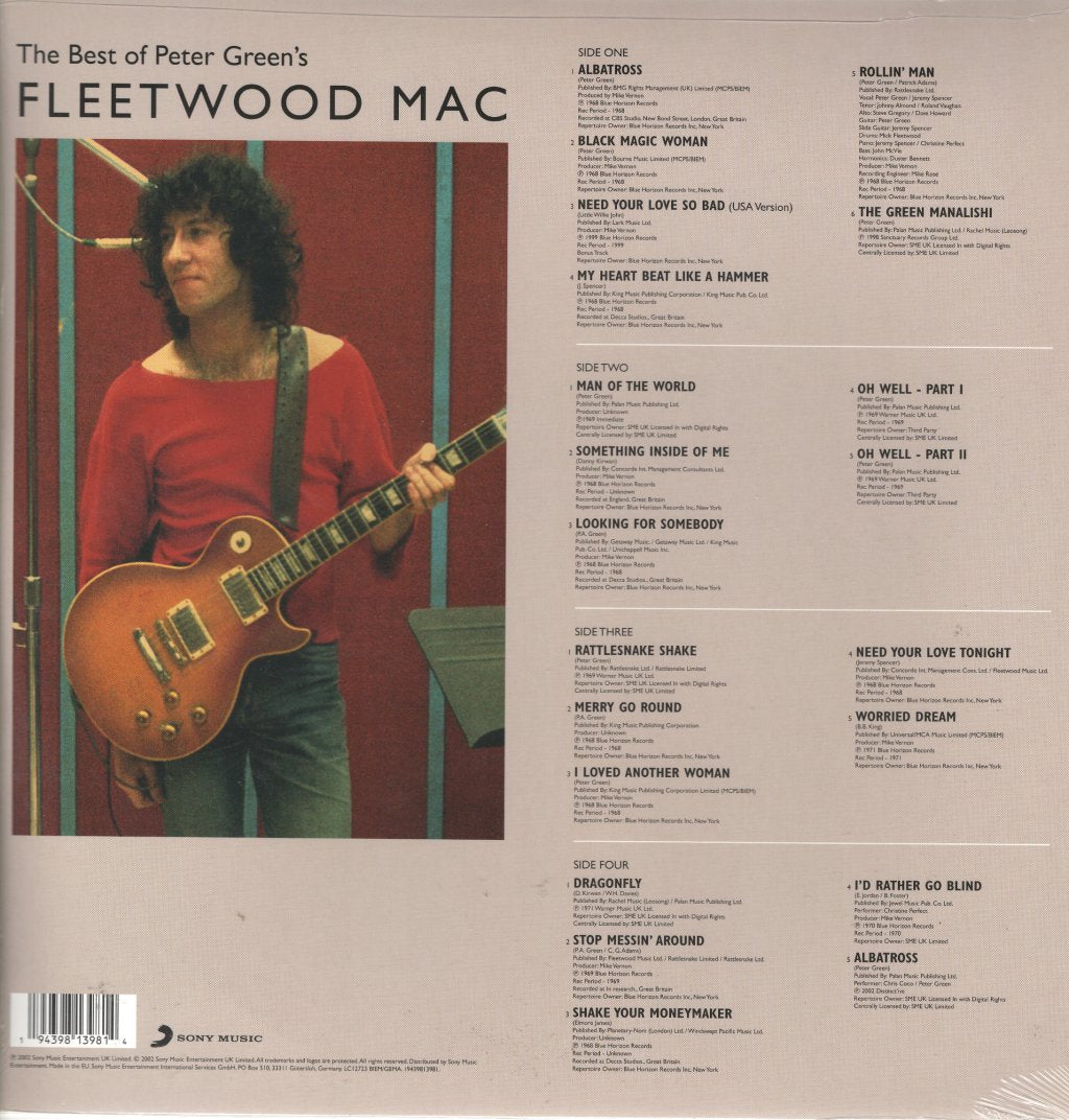 Fleetwood Mac - Best Of Peter Green's Fleetwood Mac - Double Lp