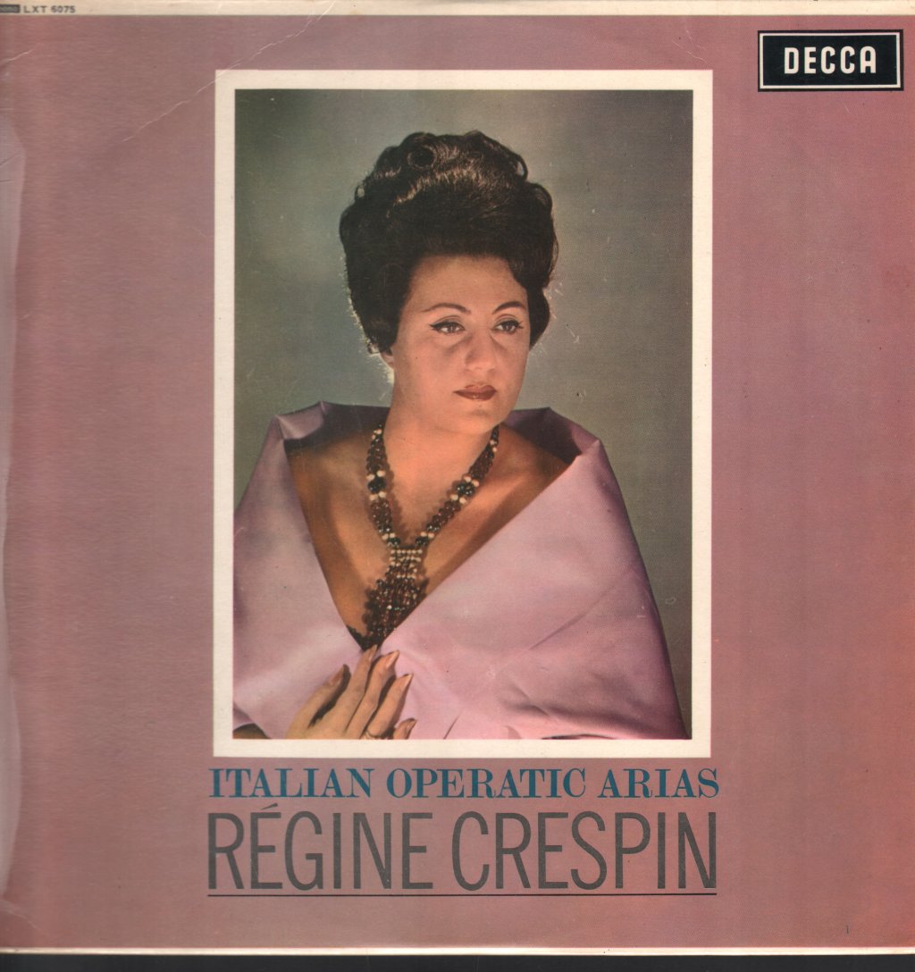 Regine Crespin - Italian Operatic Arias - Lp