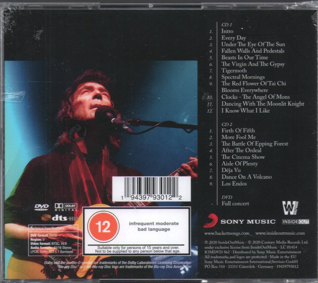 Steve Hackett - Selling England By The Pound & Spectral Mornings: Live At Hammersmith - Cd Set