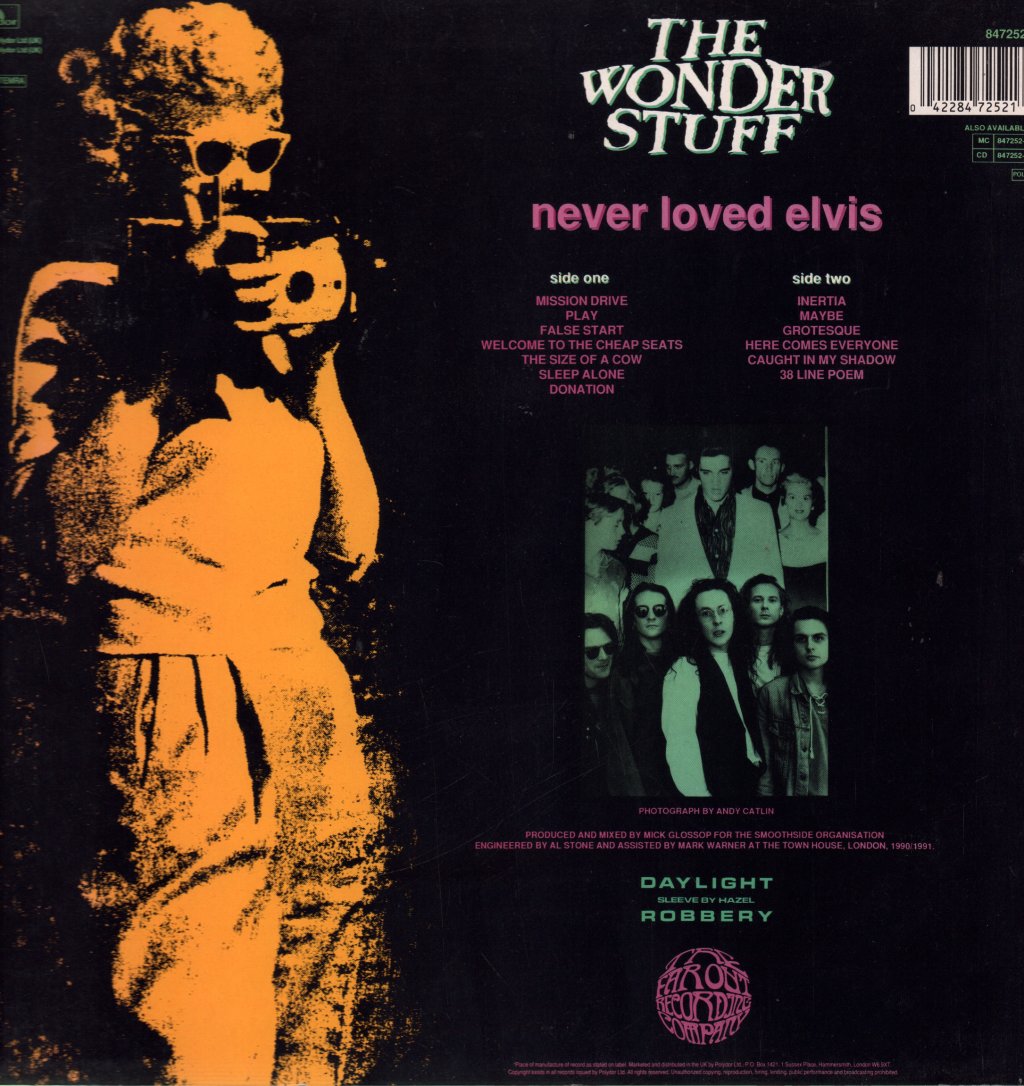 Wonder Stuff - Never Loved Elvis - Lp