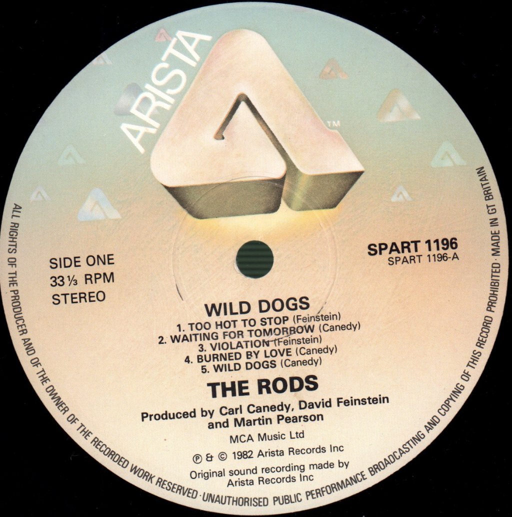 Rods - Wild Dogs - Lp