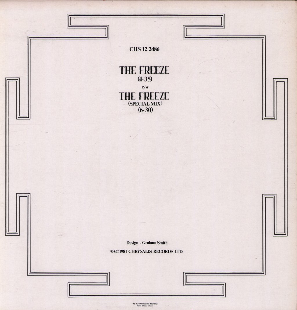 Spandau Ballet - Freeze - 12 Inch